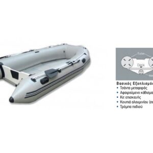 Φουσκωτά με φουσκωτό δάπεδο σε σχήμα V